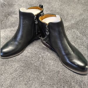 Franco Sarto Women's Black Leather Boots